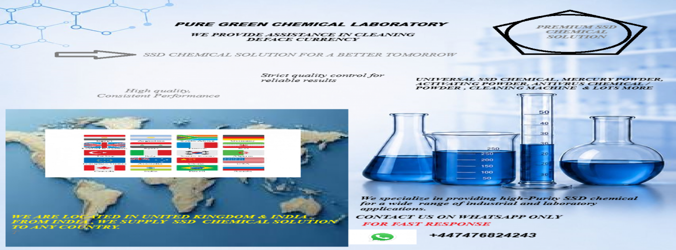 ssd chemical for cleaning black bills